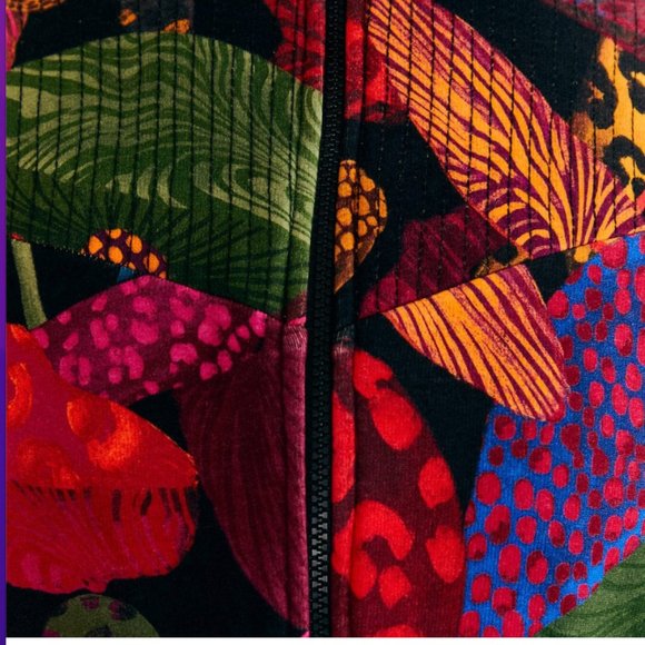 FARM Rio Leopard Mushroom French Terry Jumpsuit - Picture 4 of 15